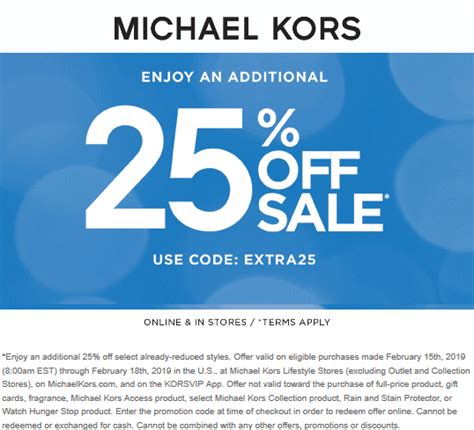 promo code michael kors canada|michael kors extra discount code.